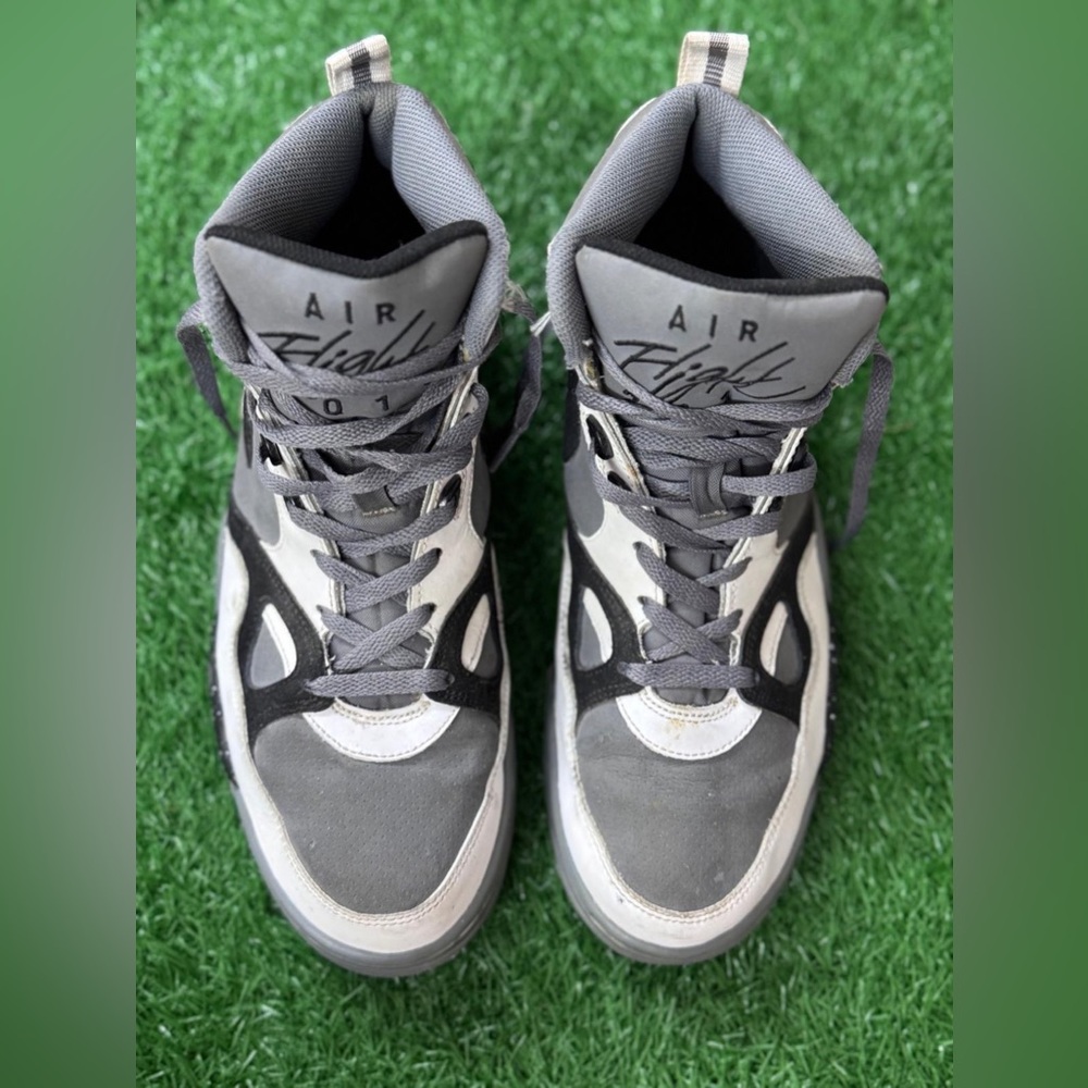 NIKE Air‎ Flight 2013, Men's Size 11.5 Mid Grey/White Shoe, 579961-011